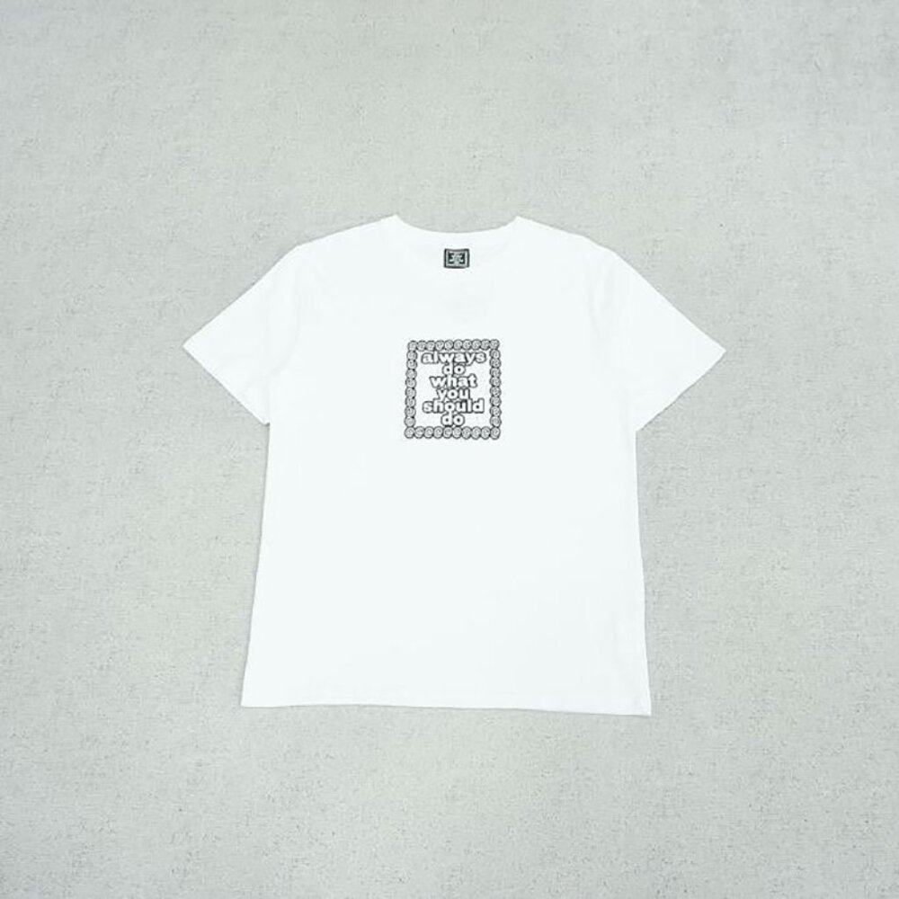 Always Brand White Trendy Slogan Short Sleeve T Shirt